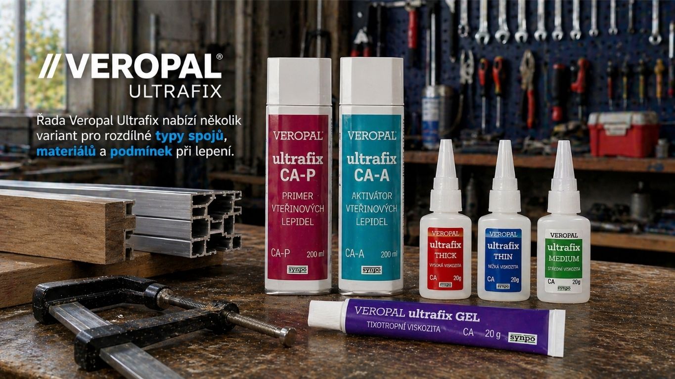 Veropal Ultrafix vteřinová lepidla